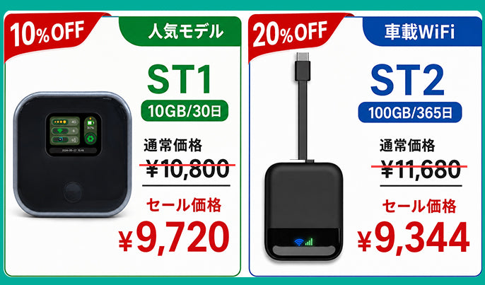 大好評！ポケットWiFi 秋の行楽応援キャンペーン